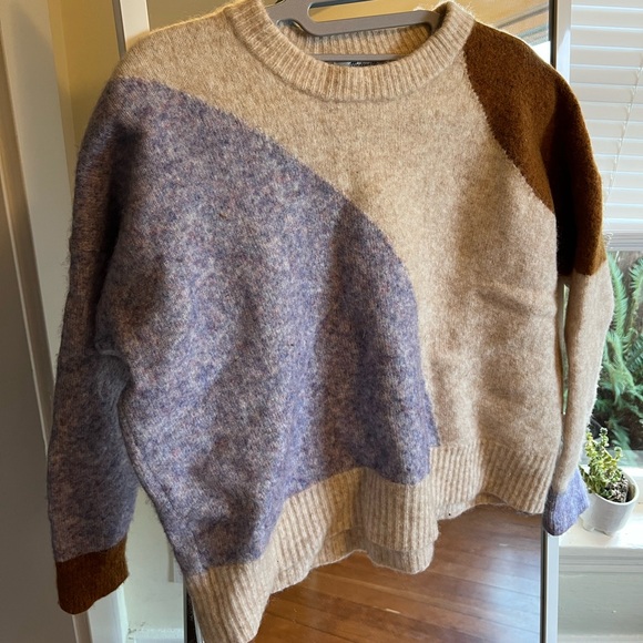 Madewell Cedarbrook Pullover Sweater in Colorblock - Picture 4 of 8